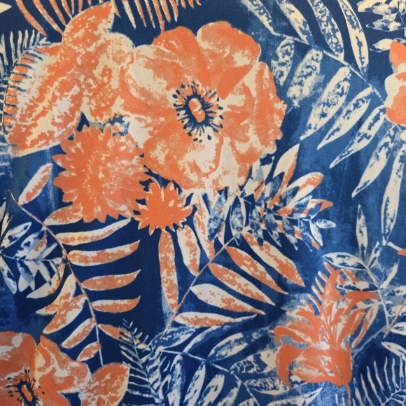 Columbia Long Sleeve Performance Fishing Gear Floral Sun Protection Top Size 2X - Picture 7 of 11